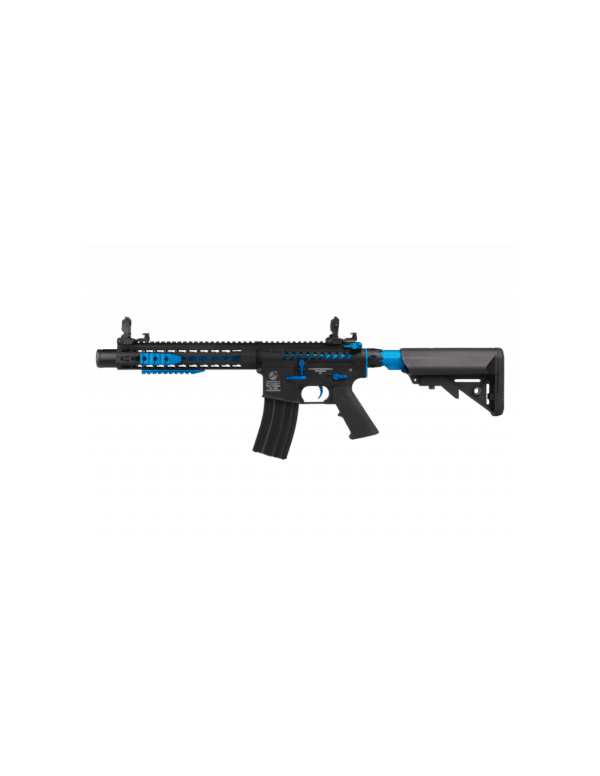 La réplique M4 airsoft blast blue full métal avec chargeur et hop up ajustable