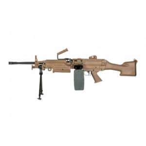 réplique mitrailleuse m249 tan airsoft