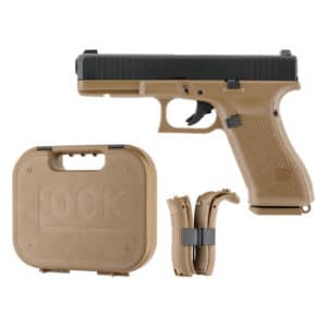 La réplique du glock17 gen5 tan et noir airsoft gbb