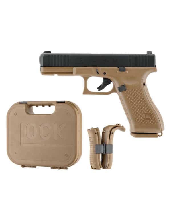 La réplique du glock17 gen5 tan et noir airsoft gbb